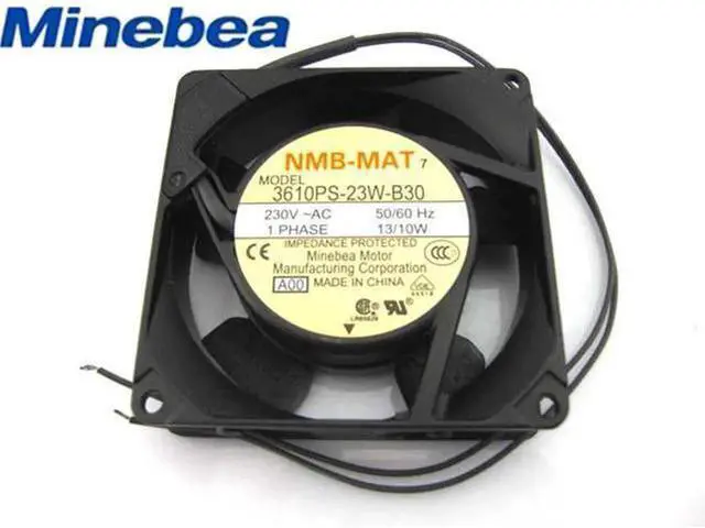 Main image of for 92x25mm NMB 3610PS-23W-B30 230VAC 1 phase 2 Wires 9cm Inverter Axial Fan