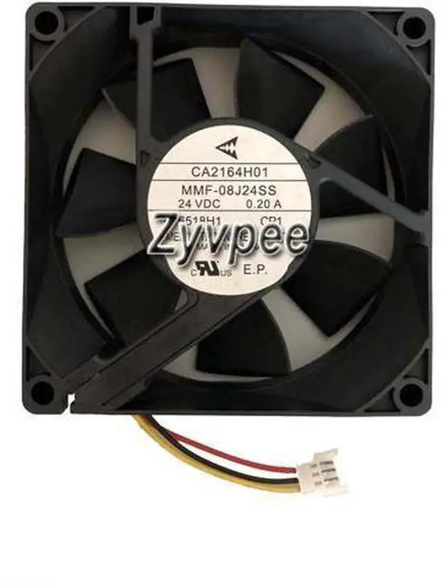 Main image of for MITSUBISHI 80MM MMF-08J24SS CP1 CA2164H01 24V 0.13A 3 wires 3 pins 8CM case fan inverter cooler