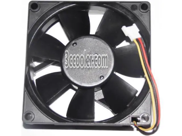 Alt view image 2 of 2 - for Original Melco 8CM 80*25mm MMF-08C24ES RP1 24V 0.16A 3 Wires 3 Pins Inverter Fan for YASKAWA PLC ABB