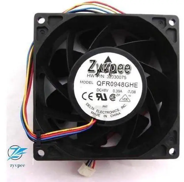 Main image of for 90MM Delta 9038 QFR0948GHE 48V 0.39A Ball bearing 9CM Cooling Fan