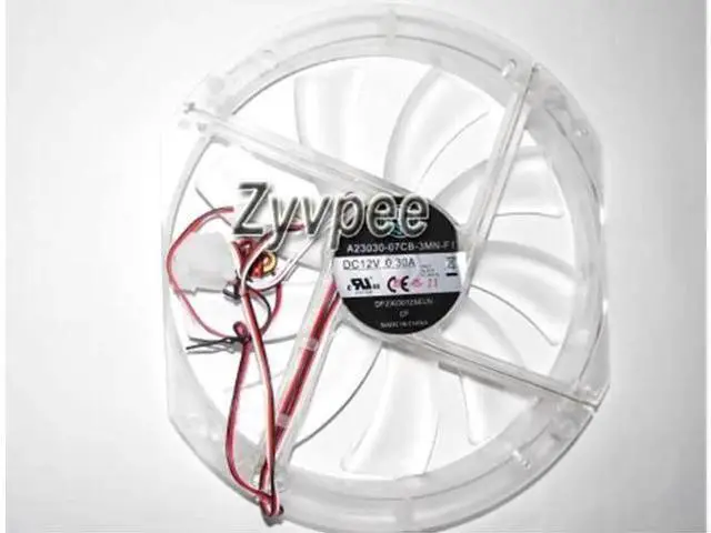Main image of 230mm A23030-07CB-3MN-F1 DF2303012SELN 12V 0.3A with LED Computer case Fan