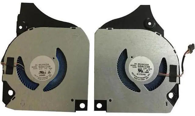Main image of New CPU+GPU Cooling Fan Replacement For Dell G7 17 7790 P/N: NS8CC08-18G29 NS8CC09-18G30 0F7N58 0X4F3M