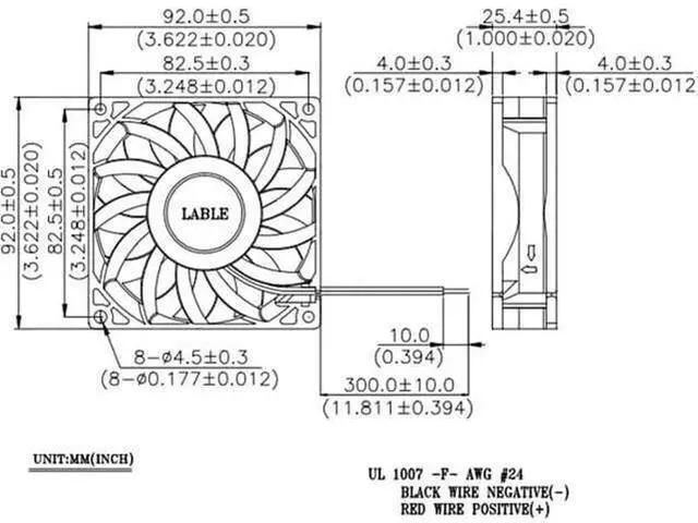 Alt view image 4 of 4 - for Delta 9CM FFB0912HH Dual Balls Bearing Cooling fan with 12V 0.60A 2 Wires