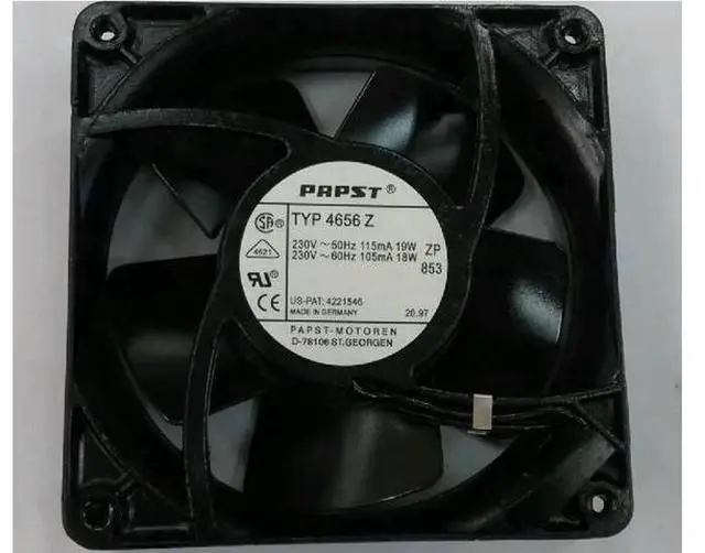 Main image of for PAPST 12038 TYP 4656 Z square Cooling fan with AC230V 50~60Hz 115~105mA 19~18W