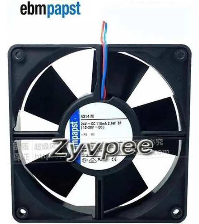 Alt view image 3 of 3 - for ebmpapst 4314M 120*32MM DC 24V 2.6W 0.11A 12CM case fan inverter axial cooler