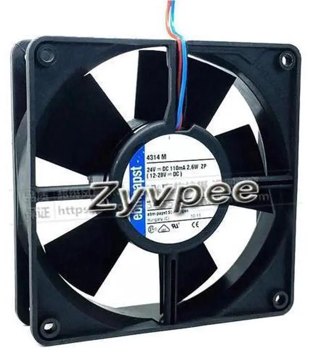 Main image of for ebmpapst 4314M 120*32MM DC 24V 2.6W 0.11A 12CM case fan inverter axial cooler
