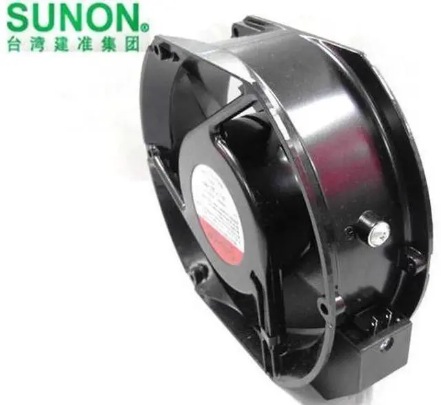 Alt view image 3 of 3 - for Original SUNON 172x150x51MM A2175-HBT TC.GN AC 220~240V 2 Pins Ball Bearing Axial Fan for cabinet