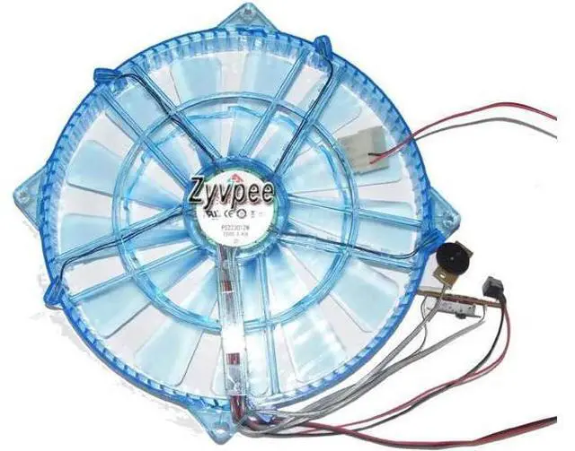 Main image of for Power Cooler 220*30mm PS223012M 12V 0.4A With Blue LED Computer Case Fan