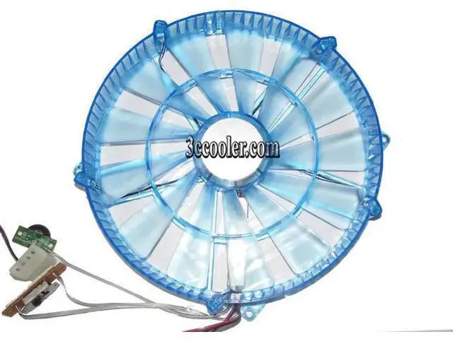 Alt view image 2 of 5 - for Power Cooler 220*30mm PS223012M 12V 0.4A With Blue LED Computer Case Fan