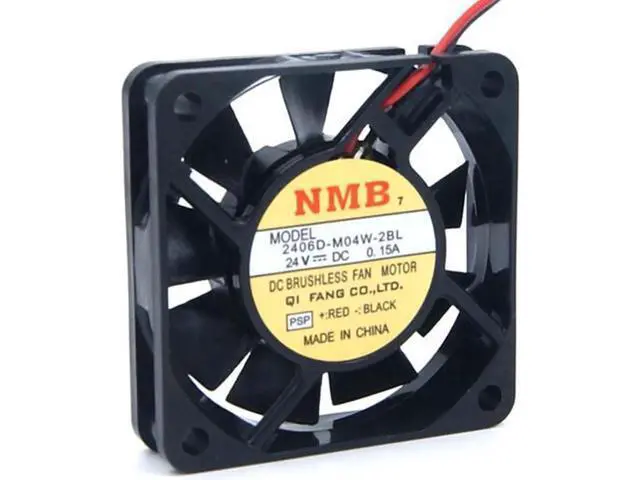 Alt view image 3 of 3 - for NMB-MAT 6cm 2406D-M04W-2BL Brushless DC fan with 24V 0.15A 2 Wires