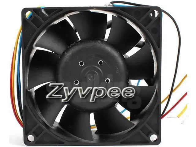 Alt view image 2 of 2 - for ADDA 8038 AS08024HB389B00 24V 1.5A 4 wires PWM 8CM case fan for inverter converter
