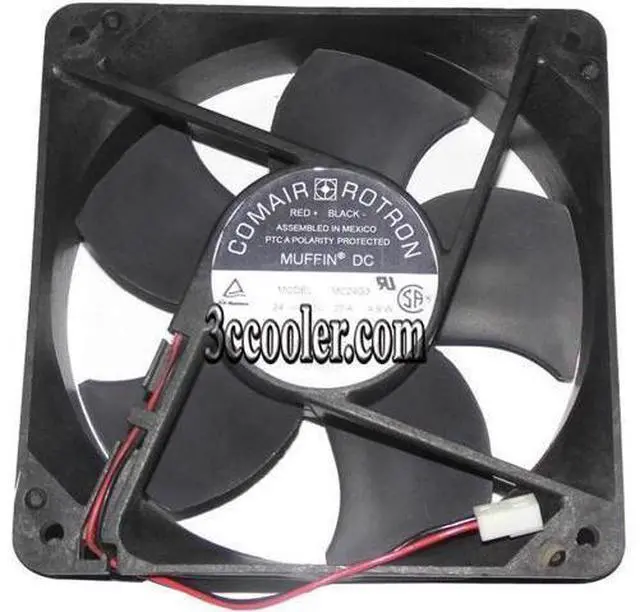 Alt view image 2 of 3 - 120mm MC24G3 24V 0.2A 4.8W 2 wires 12CM inverter case fan