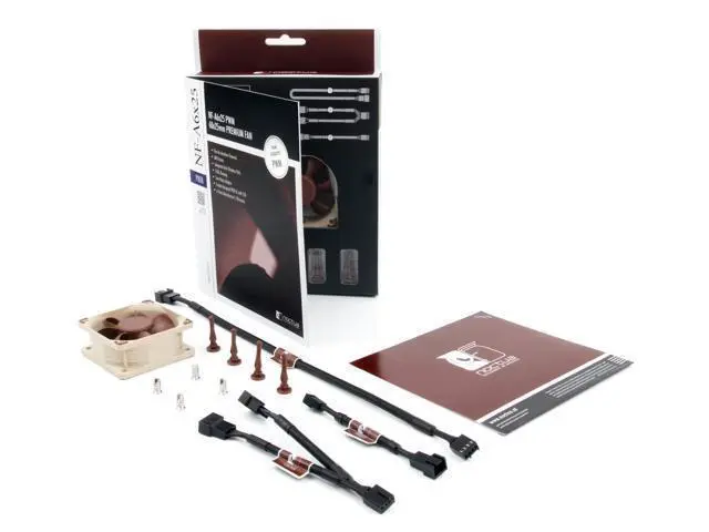 Alt view image 4 of 7 - Noctua NF-A6x25 PWM, Premium Quiet Fan, 4-Pin (60mm, Brown)