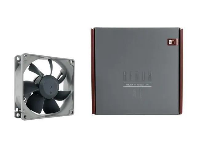 Alt view image 3 of 4 - Noctua NF-R8 redux-1200, Ultra Quiet Silent Fan, 3-Pin, 1200 RPM (80mm, Grey)