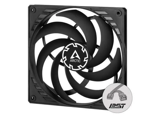 Alt view image 7 of 7 - Arctic P14 Slim 140mm PWM PST Pressure-optimised 140 mm PWM Fan with integrated Y-cable Case Fan