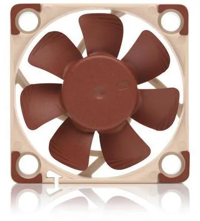 Alt view image 4 of 7 - Noctua NF-A4x10 5V PWM, Premium Quiet Fan with USB Power Adaptor Cable, 4-Pin, 5V Version (40x10mm, Brown)