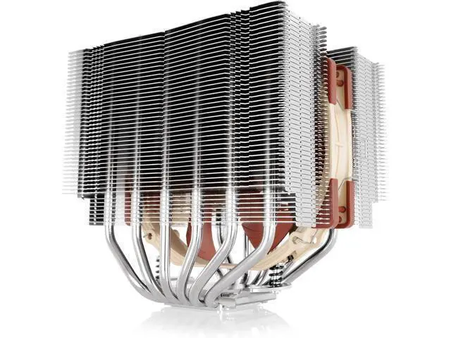 Alt view image 2 of 7 - Noctua NH-D15S CPU Cooler with NA-HC4 chromax.White heatsink Covers