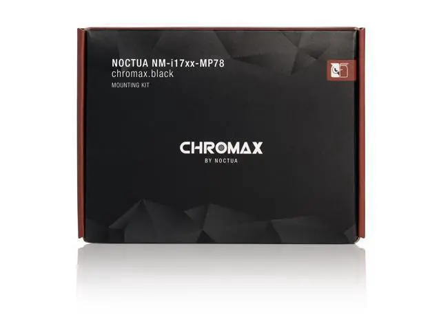 Alt view image 2 of 2 - Noctua NM-i17xx-MP78 chromax.black, Mounting Kit for Noctua CPU Coolers on Intel LGA1851 and LGA1700 Platform (Black)