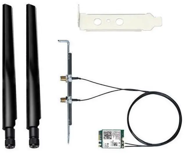 Main image of 3000Mbps Dual Band Intel Wi-Fi 6 AX200 (Gig+) Desktop Kit Bluetooth 5.1 For M.2 2230 Key E Wireless Adapter