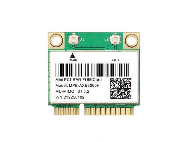 Alt view image 3 of 7 - WiFi 6E AX210HMW 2.4G/5G/6G Mini PCI-E Wifi Card For Intel AX210 2974Mbps Bluetooth 5.2 802.11ax MU-MIMO Than AX200 Wireless Adapter For Laptop Windows 10