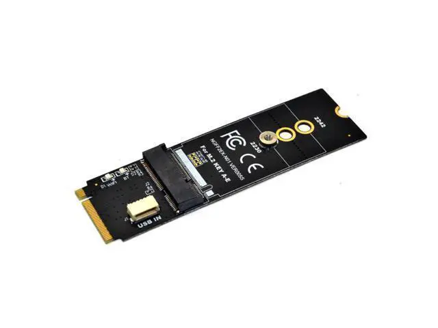 Alt view image 5 of 6 - M.2 Wifi Adapter M.2 M Key to A+E Key Slot Wifi Bluetooth Network Card NGFF NVMe PCI express SSD Port to E key Slot Wifi Adapter