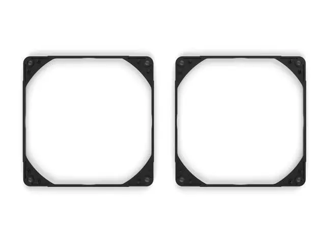 Alt view image 7 of 7 - Noctua NA-IS1-14 chromax.black Sx2, Inlet Side Spacers for 140mm Fans (Black)