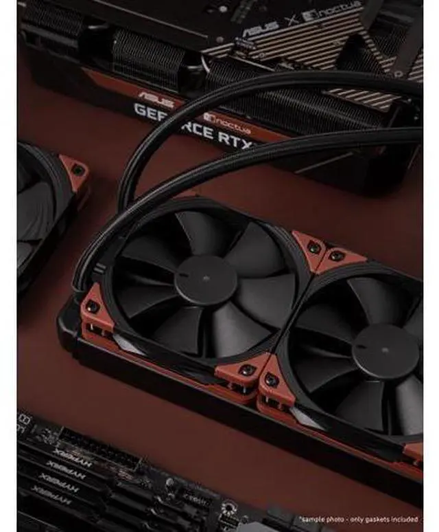 Alt view image 6 of 6 - Noctua NA-SAVG1, Anti-Vibration Gasket for 120x25mm Fans (Set of 3, Brown)