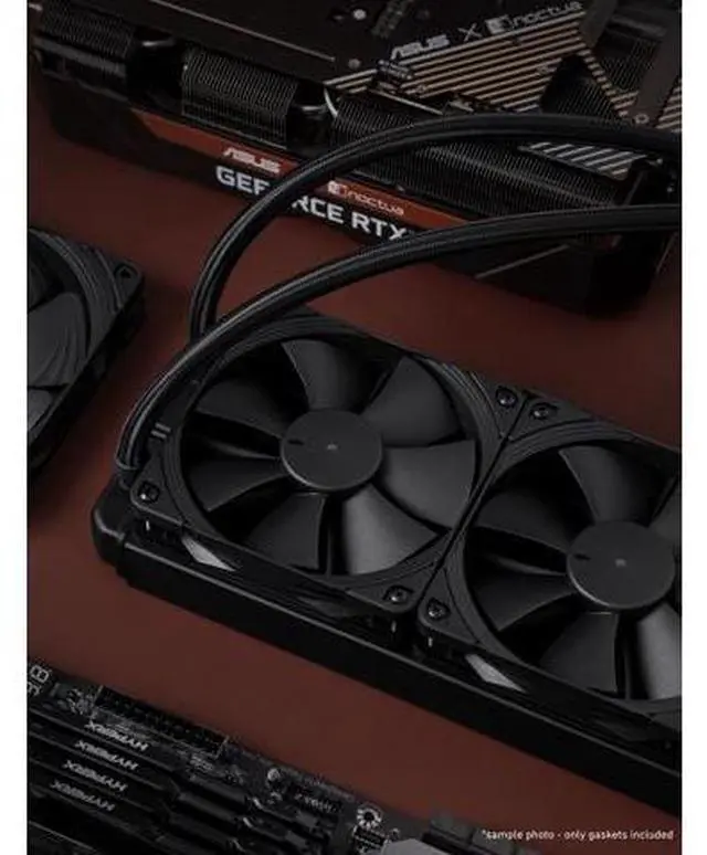 Alt view image 6 of 6 - Noctua NA-SAVG1 chromax.black, Anti-Vibration Gaskets for 120x25mm Fans (Set of 3, Black)