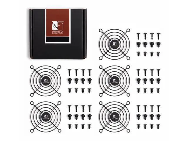 Alt view image 2 of 5 - Noctua NA-FG1-7 Sx5, Fan Grills for 70mm Fans (Set of 5, Black)