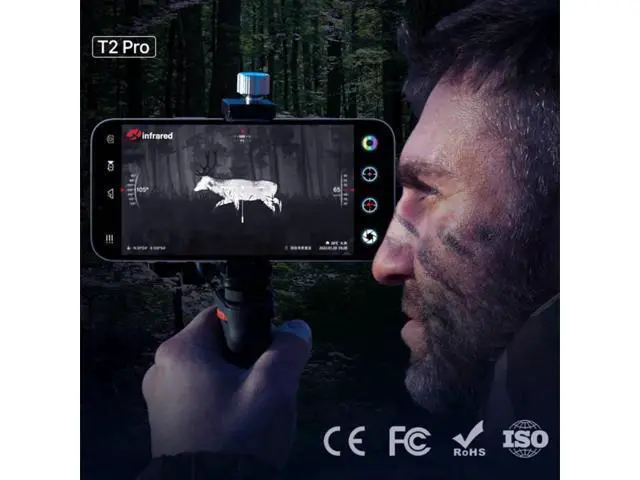 Alt view image 3 of 7 - NEW InfiRay Xinfrared T2 PRO Thermal Imager Hunting Camera for Android Only (Type C)
