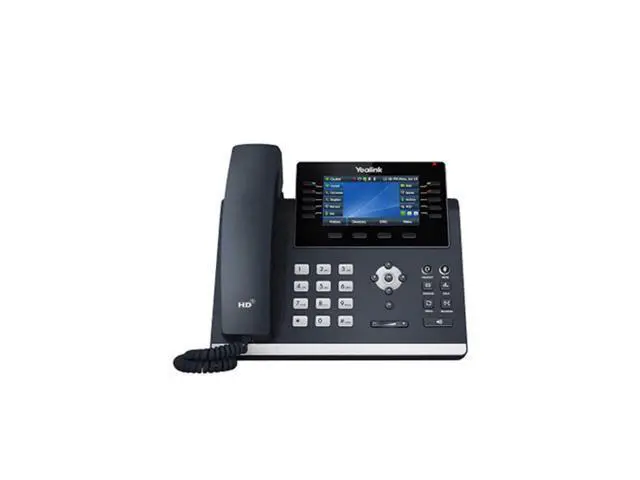 Alt view image 2 of 4 - Yealink SIP-T46U IP Corded 4.3-Inch Color Display Phone Bundle with Yealink WH63 Mono Bluetooth Noise Canceling Mic Headset, Cam 313 2MP Webcam for Office