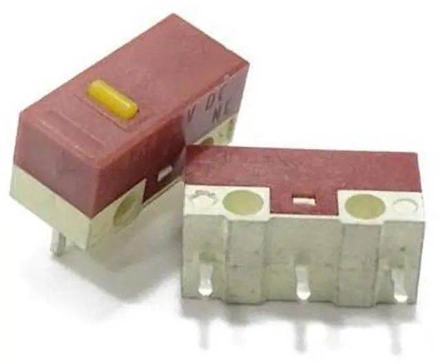 Main image of 2/10Piece Mouse Micro Switch Micro Mute Button HUANO Silent Mouse Microswitch(2)