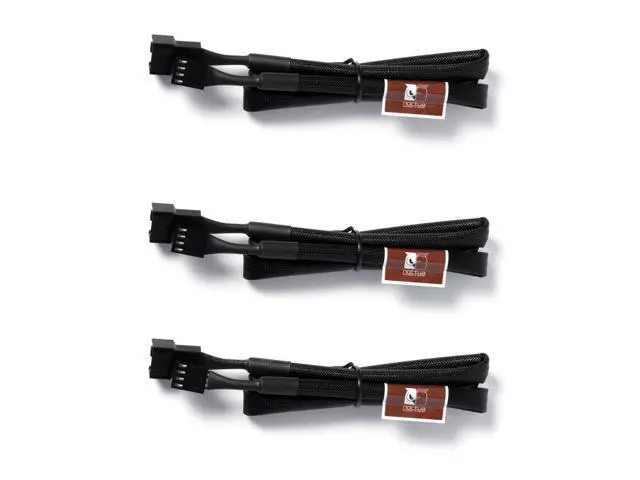 Alt view image 4 of 5 - Noctua NA-SEC3, 4-pin Fan Extension Cables (60cm, Black)