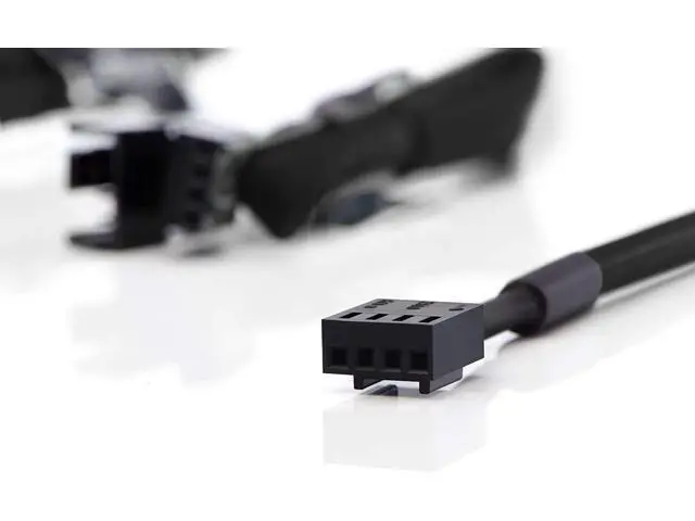 Alt view image 2 of 2 - Noctua NA-SEC1 chromax.black, 3-Pin/4-Pin Extension Cables (30cm, Black)