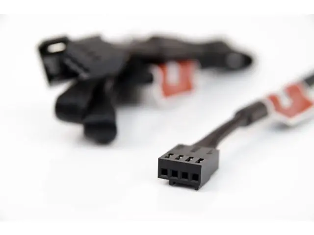 Alt view image 2 of 2 - Noctua NA-SEC1, 4-Pin Extension Cables (30cm, Black)