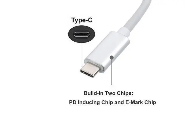 Alt view image 3 of 7 - USB C Type C to Magsafe 1 L-Tip Adapter PD Cable for Apple MacBook Pro 13" 15" 17" MacBook 13" Macbook Air Pro 11 inch 13 inch (Before 2012 Year) A1244 A1369 A1370 A1184 A1330 A1344 A1222 A1172