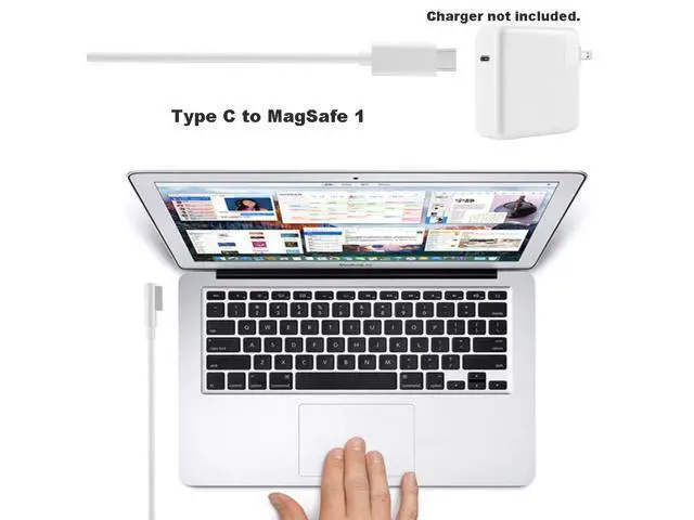 Alt view image 5 of 7 - USB C Type C to Magsafe 1 L-Tip Adapter PD Cable for Apple MacBook Pro 13" 15" 17" MacBook 13" Macbook Air Pro 11 inch 13 inch (Before 2012 Year) A1244 A1369 A1370 A1184 A1330 A1344 A1222 A1172