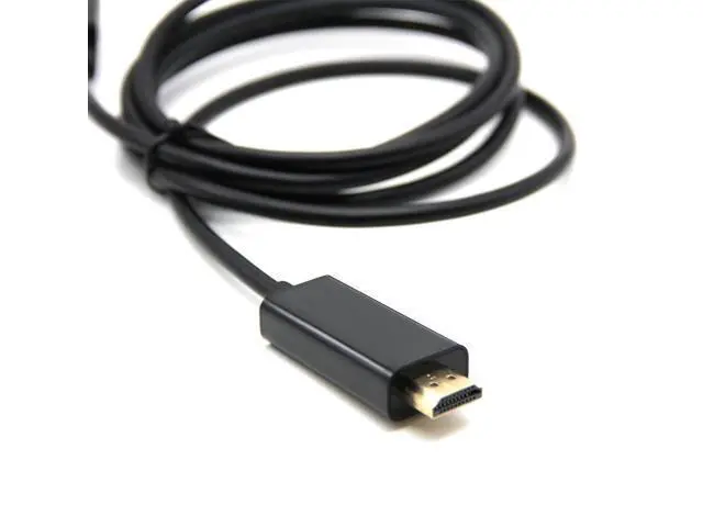 Alt view image 2 of 3 - 1.8M DisplayPort to HDMI-compatible Cable 1080P Display Port DP Cable for Laptop to HDTV Projector