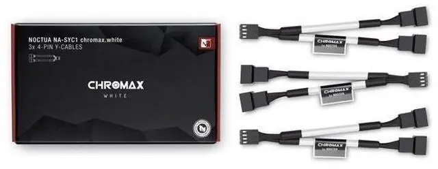 Main image of Noctua NA-SYC1 chromax.white, 4-Pin Y-Cables (White)