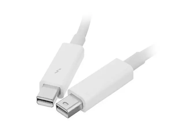 Alt view image 2 of 3 - Jimier Thunderbolt 2 Port Male to Male Video Data Cable for MacBook & SSD & Displays TB-004-WH