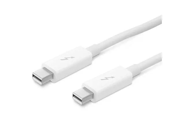 Alt view image 3 of 3 - Jimier Thunderbolt 2 Port Male to Male Video Data Cable for MacBook & SSD & Displays TB-004-WH