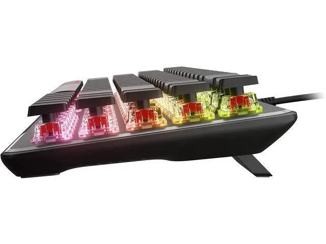 Alt view image 7 of 7 - ROCCAT USB Vulcan II Mini 65% Optical PC Gaming Keyboard with Customizable RGB Illumination, Detachable Cable, Button Duplicator, Aluminum Plate, 100M Keystroke Durability - Black
