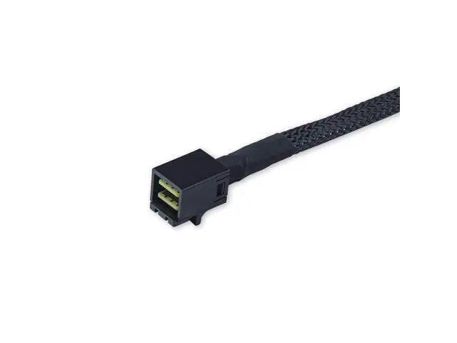 Alt view image 4 of 7 - SFF-8643 to SFF-8087 Mini SAS HD Cable, SAS 3.0 to 2.0, Compatible with RAID Controllers, Servers, Backplanes and Hosts, 100-Ohm, 0.5-m(1.6ft)