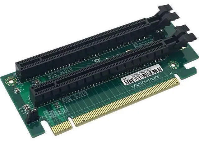 Main image of PCI-Express 16x Riser Card 2 Slot 270-Degree R-Angle Riser Adapter, 2U Card for E5 Two-Way Server, RS44SR-2(210)