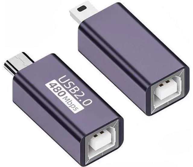 Main image of 2pcs/lot USB 2.0 B Type Female to Mini USB & Micro Male Extension Adapter for Printer Phone Disk