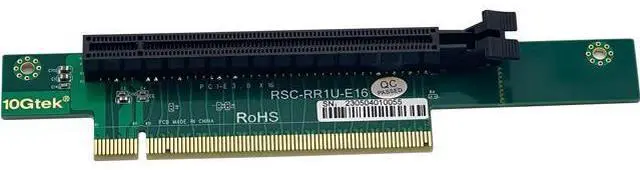 Main image of PCI-Express 16x Riser Card 270-Degree R-Angle Riser Adapter Card for 1U 2U, Compatible with Super-micro Riser Card RSC-RR1U-E16