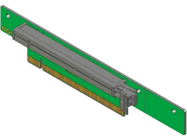 Alt view image 3 of 6 - PCI-Express 16x Riser Card 270-Degree R-Angle Riser Adapter Card for 1U 2U, Compatible with Super-micro Riser Card RSC-RR1U-E16