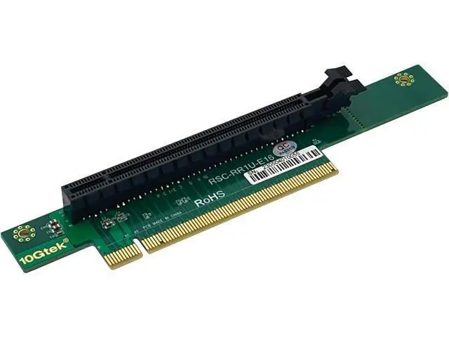 Alt view image 6 of 6 - PCI-Express 16x Riser Card 270-Degree R-Angle Riser Adapter Card for 1U 2U, Compatible with Super-micro Riser Card RSC-RR1U-E16