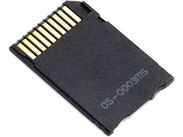 Alt view image 2 of 4 - Micro SD to PSP Memory Stick PRO Duo MagicGate Adapter Card,Compatible with Sony PlayStation Portable/Camera/Handycam