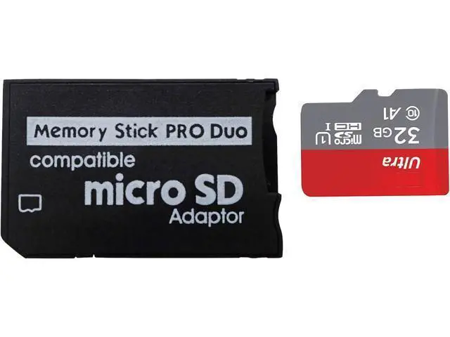 Alt view image 3 of 4 - Micro SD to PSP Memory Stick PRO Duo MagicGate Adapter Card,Compatible with Sony PlayStation Portable/Camera/Handycam